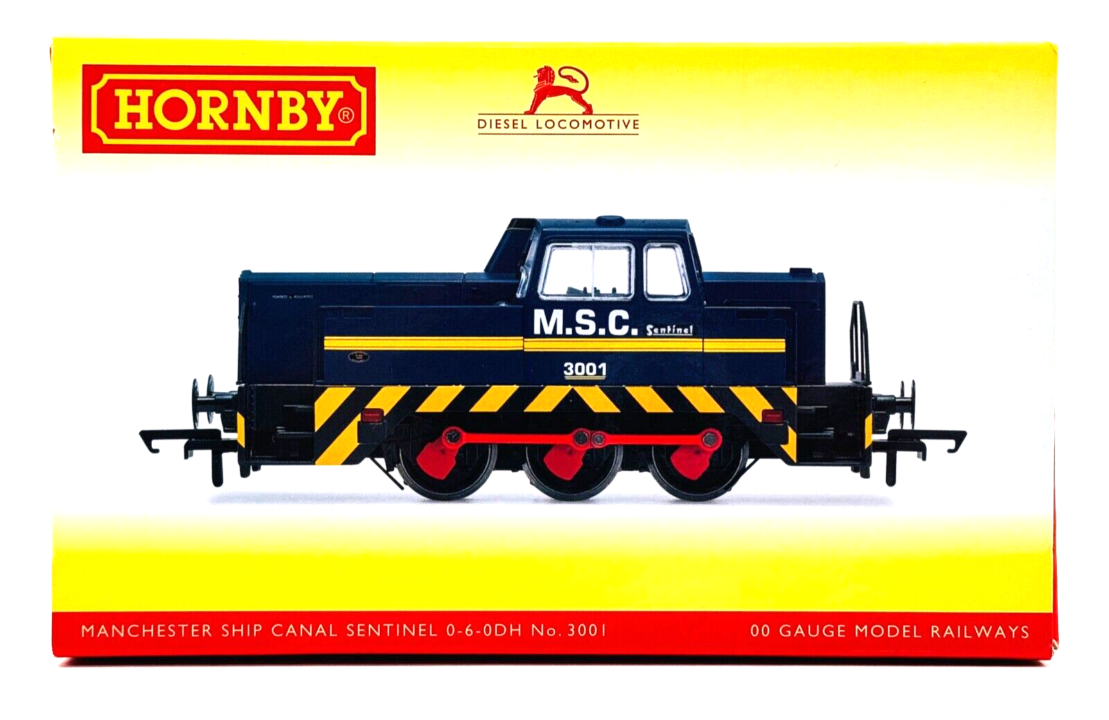 HORNBY 00 GAUGE - R30084 - MANCHESTER SHIP CANAL SENTINEL 0-6-0DH NO.3001 BOXED