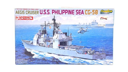 DRAGON 1/700 - 7045 - AEGIS CRUISER USS PHILIPPINE SEA KIT - COMPLETE/UNUSED