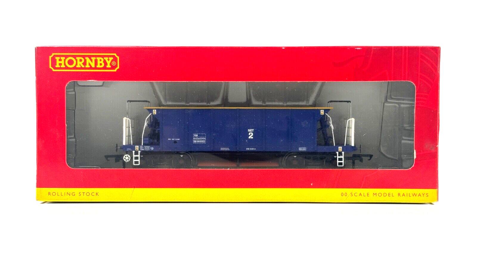 HORNBY 00 GAUGE - R6287A - MAINLINE BLUE YGB SEACOW HOPPER WAGON BOXED