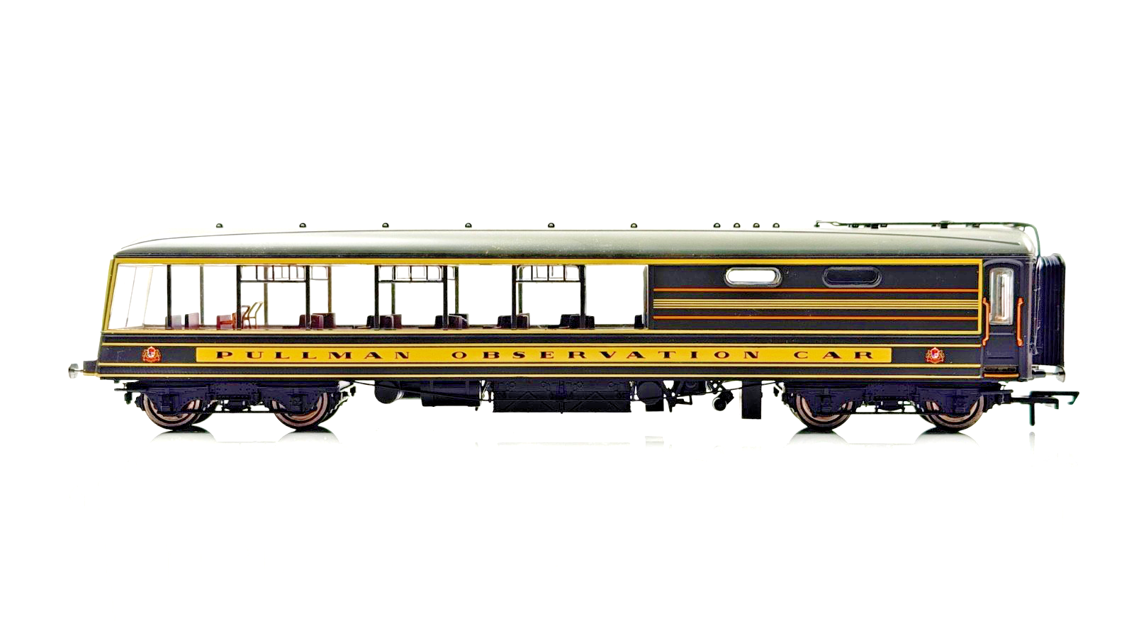 HORNBY 00 GAUGE - R4377 - DEVON BELLE PULLMAN OBSERVATION CAR COACH (W/LIGHTING)