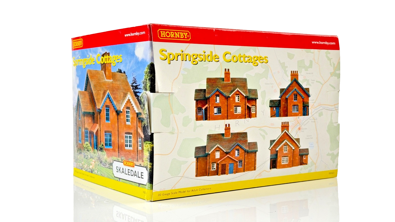 HORNBY 00 GAUGE SKALEDALE - R8563 - SPRINGSIDE COTTAGES - BOXED