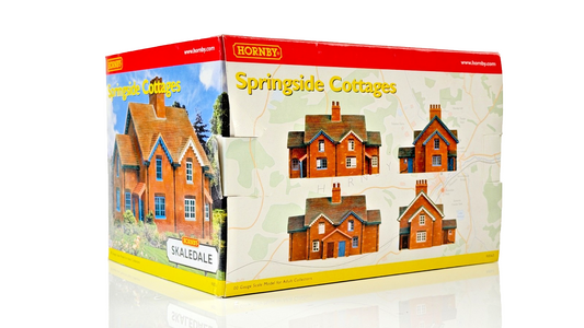 HORNBY 00 GAUGE SKALEDALE - R8563 - SPRINGSIDE COTTAGES - BOXED