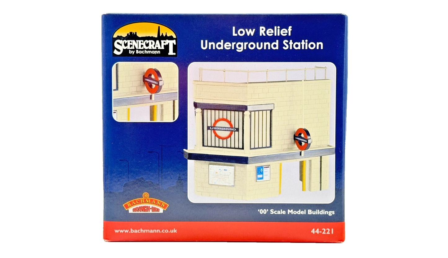 BACHMANN 00 GAUGE SCENECRAFT - 44-221 - LOW RELIEF LONDON UNDERGROUND STATION