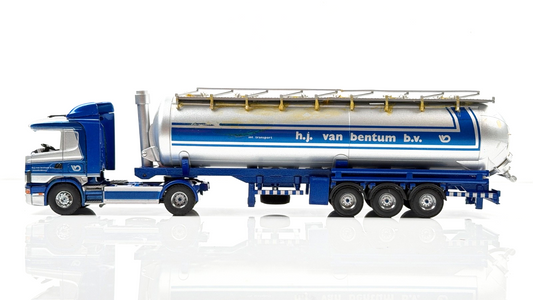 SPARES REPAIRS TEKNO 1/50 SCALE - SCANIA H.J. VAN BENTUM B.V. TANKER LORRY POOR