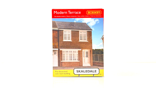 HORNBY 00 GAUGE SKALEDALE - R9801 - MODERN TERRACE HOUSE - NEW BOXED