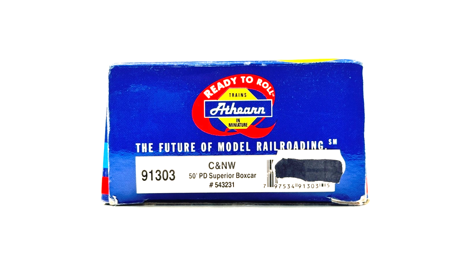 ATHEARN HO SCALE - 91303 - C&NW 50' PD SUPERIOR BOXCAR WAGON 543231 - BOXED