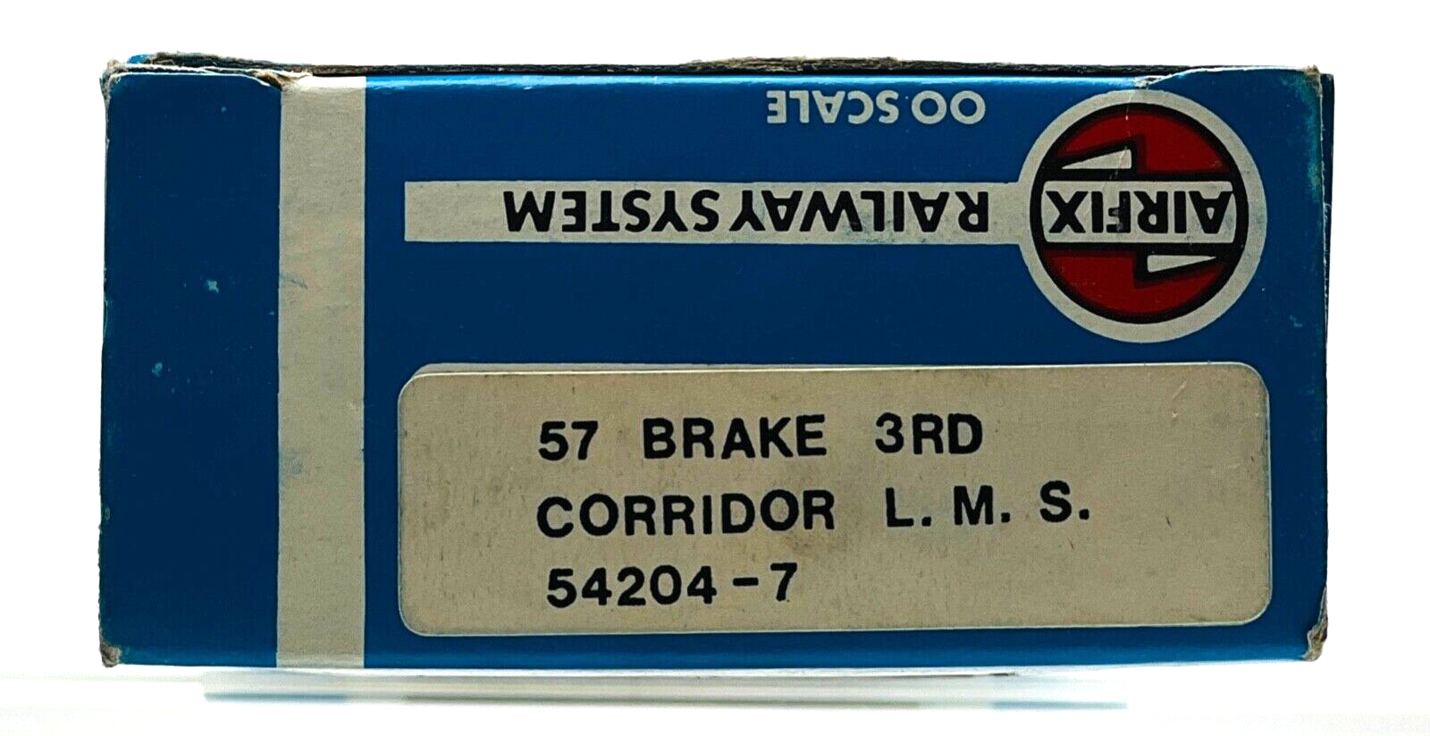 AIRFIX 00 GAUGE - 54204-7 - 57' BRAKE 3RD CORRIDOR LMS COACH - BOXED
