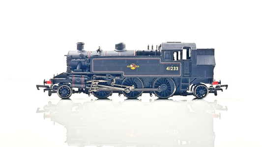 BACHMANN 00 GAUGE - 31-452B - IVATT TANK 41233 BR LINED BLACK LATE CREST - BOXED