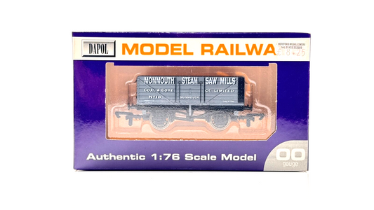 DAPOL 00 GAUGE - MONMOUTH STEAM SAW MILLS WAGON NO.18 (LIMITED EDITION)
