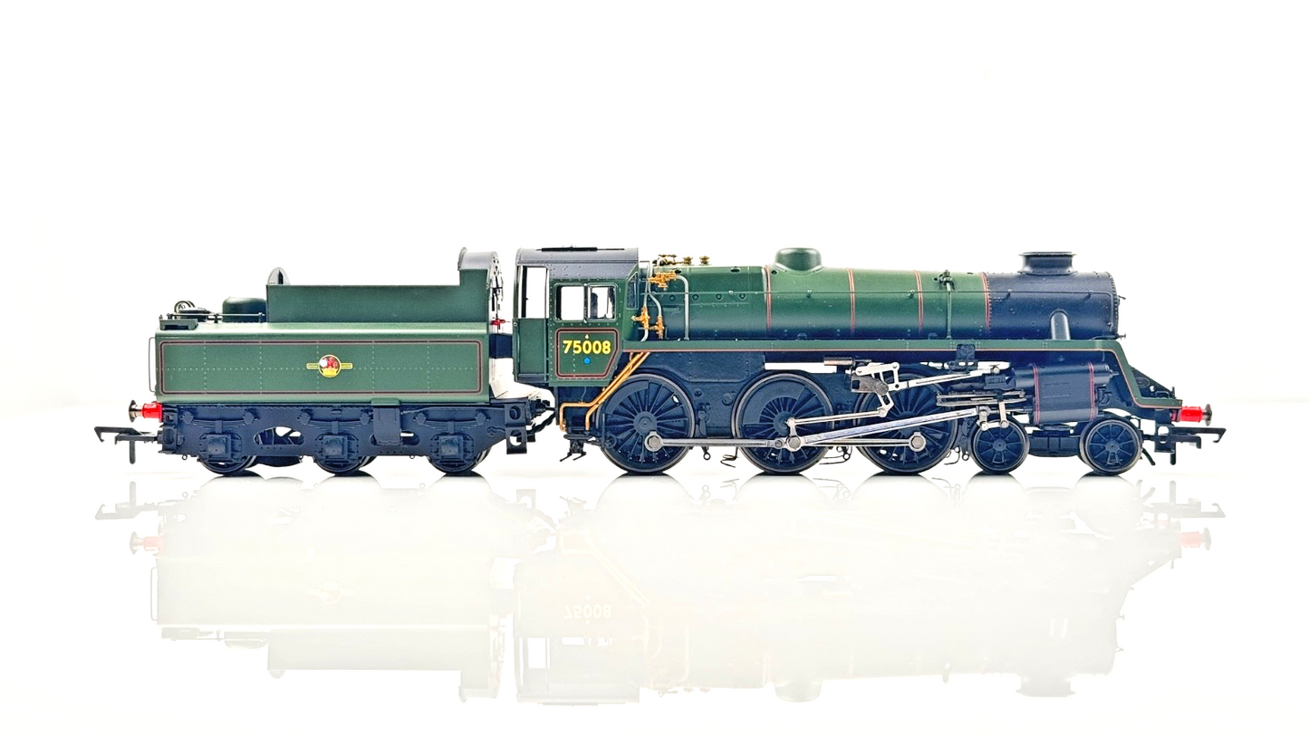 HORNBY 00 GAUGE - R3547 - BR (LATE) GREEN 4-6-0 STANDARD 4MT 75008 - BOXED