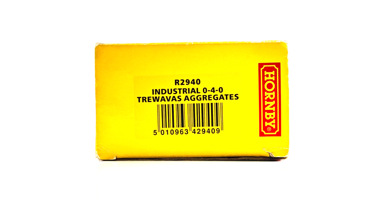 HORNBY 00 GAUGE - R2940 - INDUSTRIAL 0-4-0 TANK 'TREWAVAS AGGREGATES' 4 BOXED