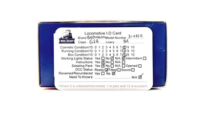 BACHMANN 00 GAUGE - 31-476A - CLASS G2A 49402 BR BLACK EARLY EMBLEM - BOXED